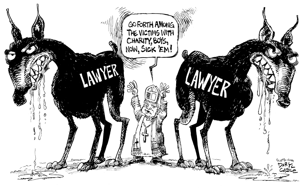  CATHOLIC LAWYER DOGS by Daryl Cagle