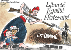 PARIS ATTACK  by Pat Bagley