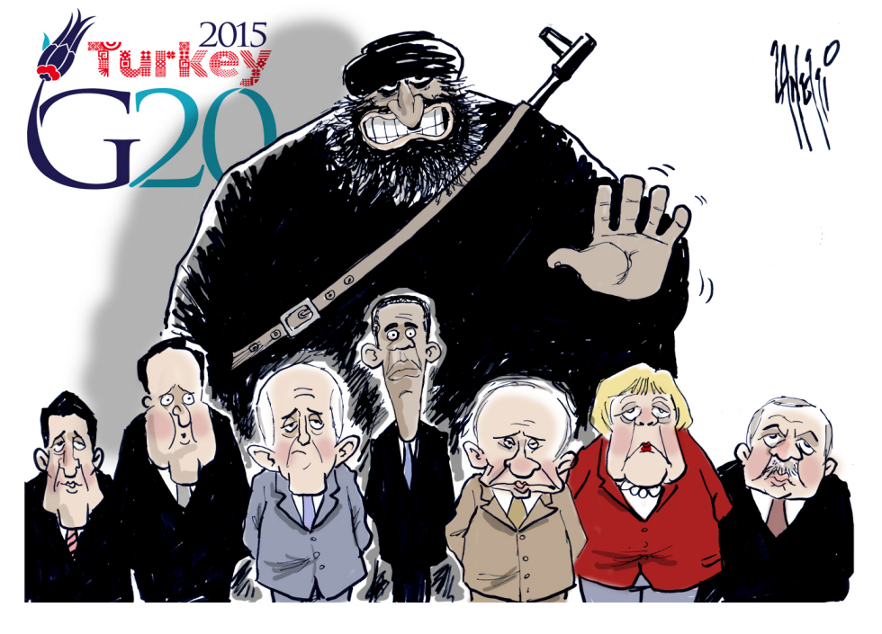 G20 ISIS Photo Bomber