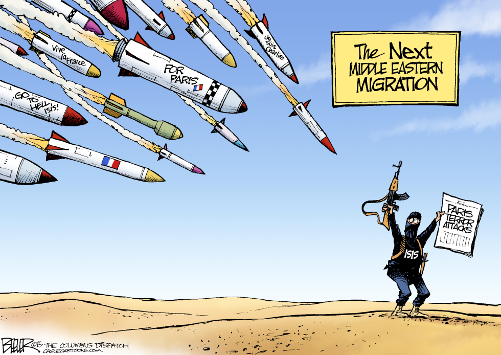  PARIS ATTACK by Nate Beeler