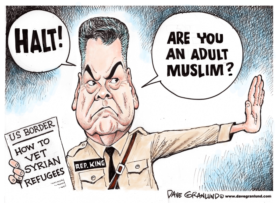 Syrian refugees and Rep King
