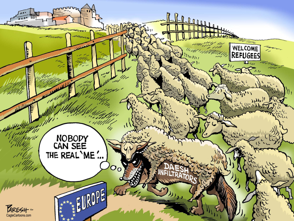 ISIS infiltrators in EU COLOR