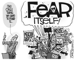  FEAR ITSELF BW by John Cole