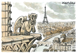TERROR IN PARIS by Zapiro