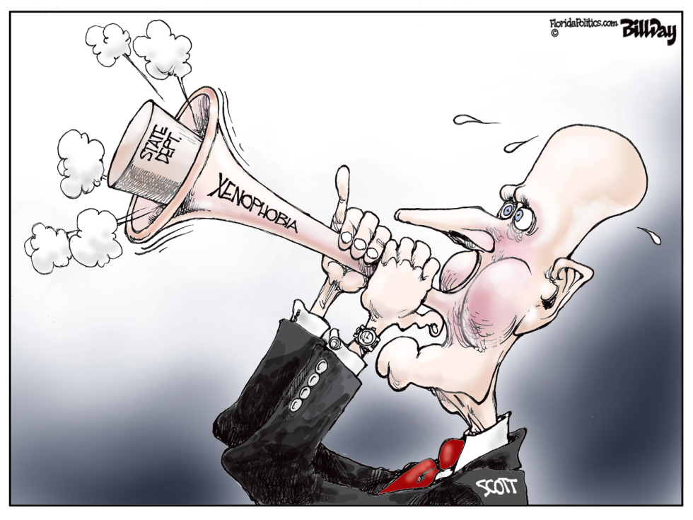 local FL  BLOWING HIS OWN HORN   color