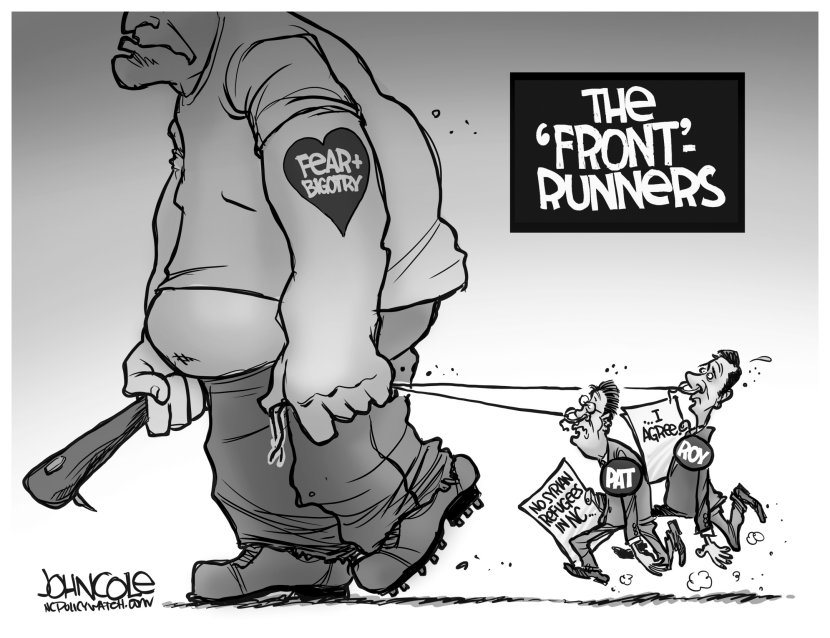 LOCAL NC -- McCrory and Cooper on refugees BW