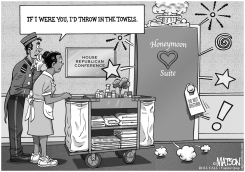 HONEYMOON IN REPUBLICAN HOUSE CONFERENCE ENDS by R.J. Matson