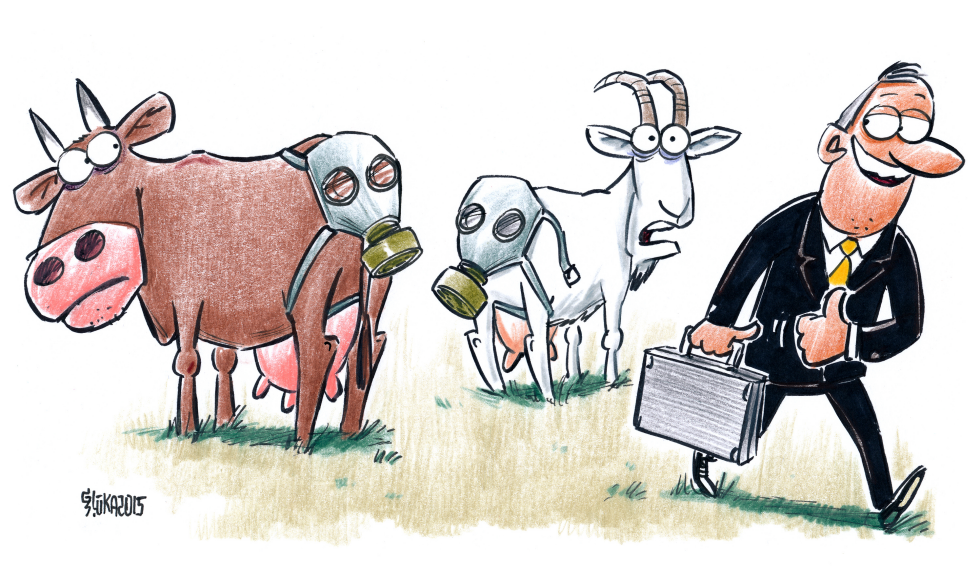 Regulation of cow methane