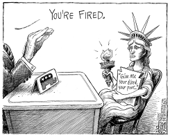 FEAR OF REFUGEES by Adam Zyglis