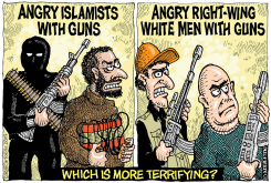 ANGRY WHITE MEN WITH GUNS by Monte Wolverton