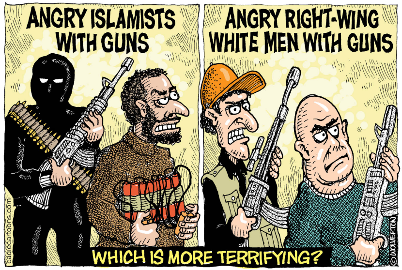 Angry White Men With Guns COLOR