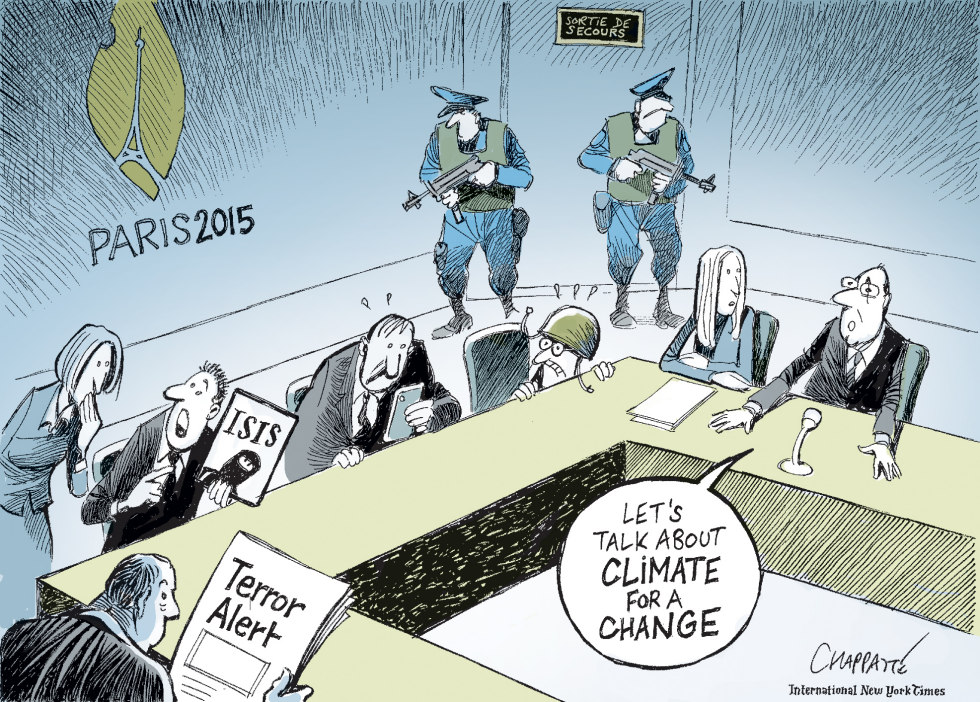  PARIS CLIMATE CONFERENCE by Patrick Chappatte