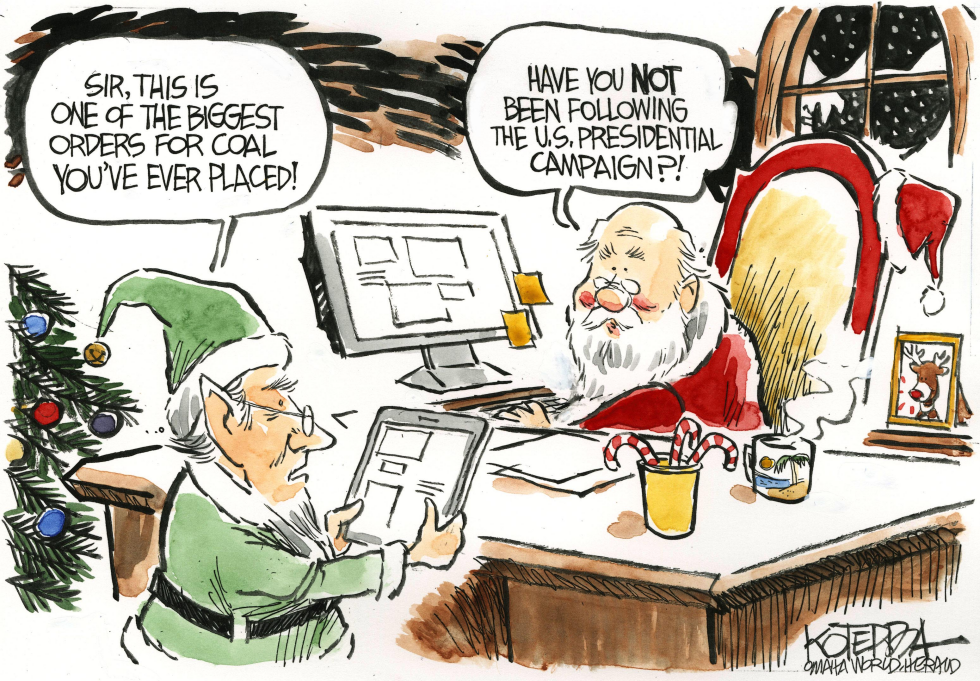 Santa Orders Coal