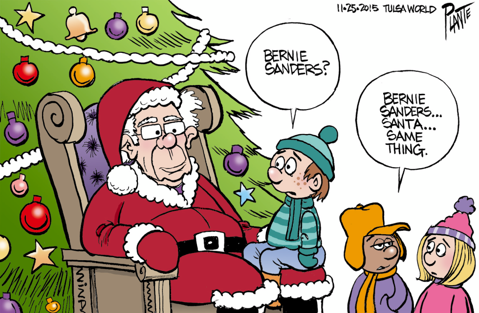Bernie Sanders Santa