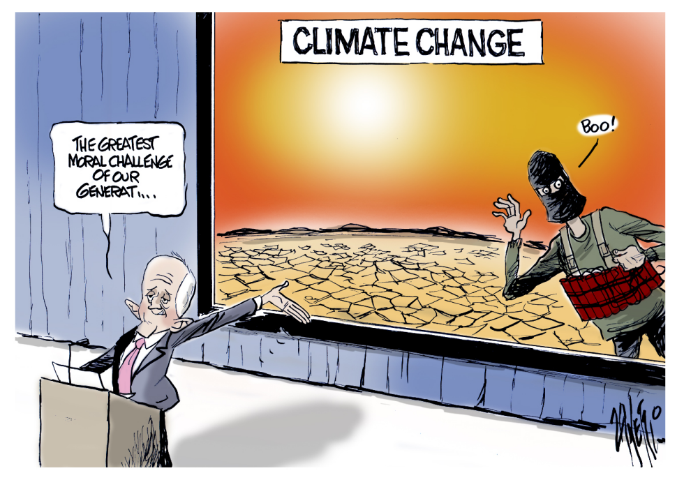 Climate Change Photo Bomber