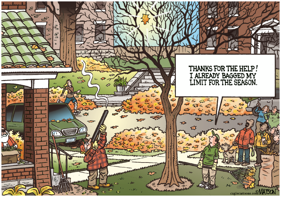Bagging the Last Leaf of Fall-COLOR