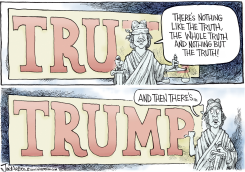 TRUMP'S TRUTH by Joe Heller
