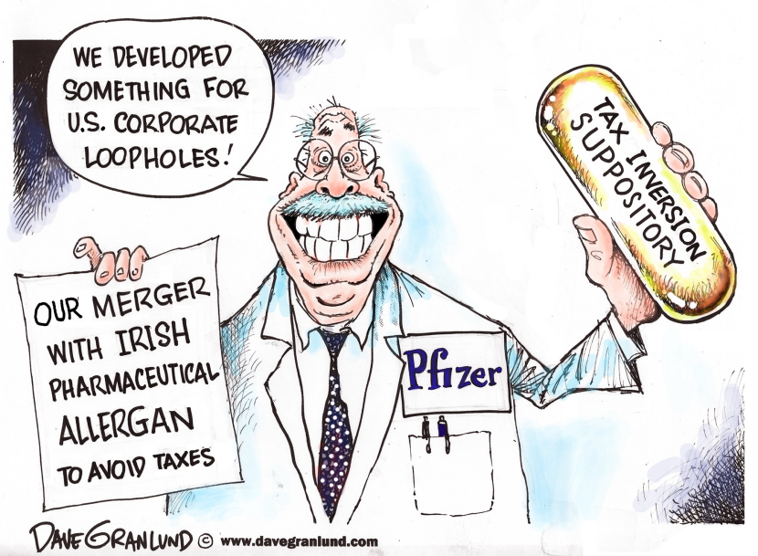 Pfizer tax inversion