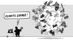 ISIS CLIMATE BW by Emad Hajjaj