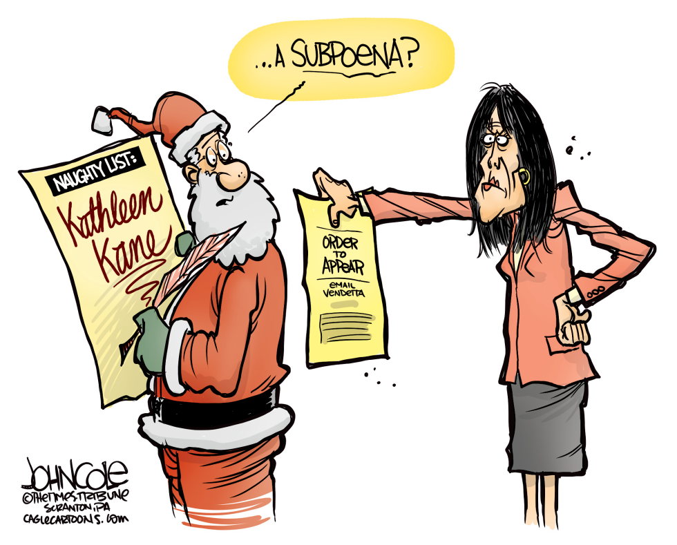 LOCAL PA -- Kane and porn email probe COLOR