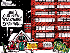 SANTAS WORKSHOP by Steve Nease