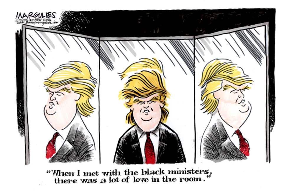 Trump meets black ministers color