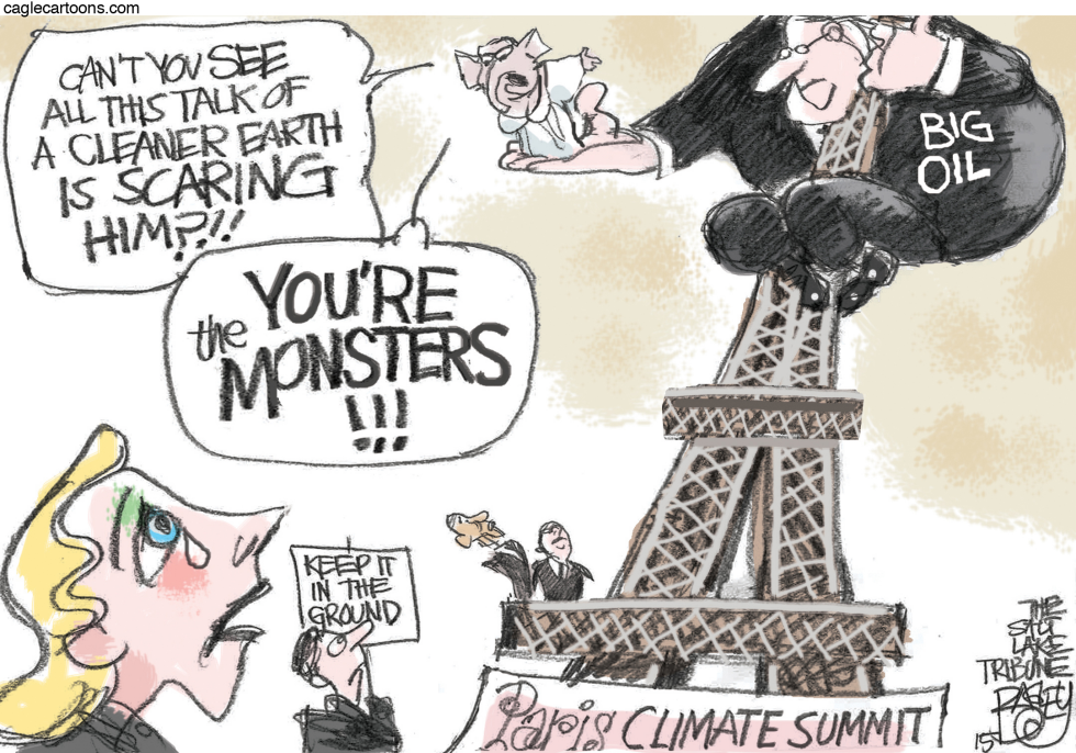  PARIS CLIMATE SUMMIT by Pat Bagley