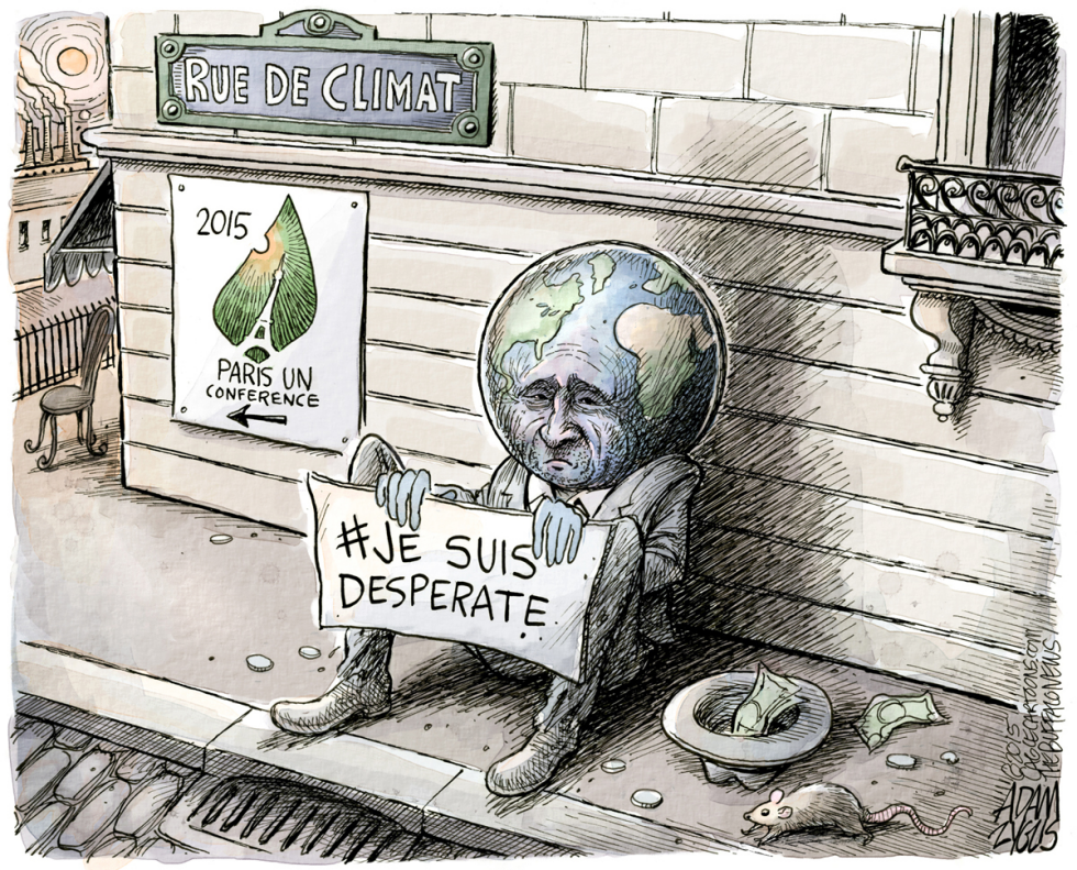  CLIMATE CHANGE CONFERENCE by Adam Zyglis