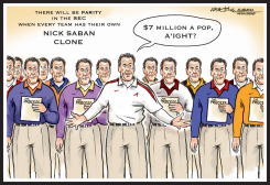 NICK SABAN CLONES by J.D. Crowe