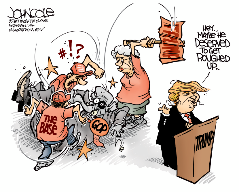 Trump roughs up GOP COLOR