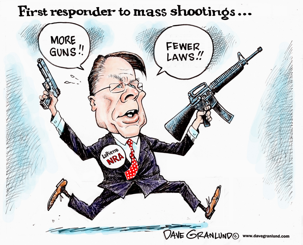  MASS SHOOTINGS AND FIRST RESPONDER by Dave Granlund