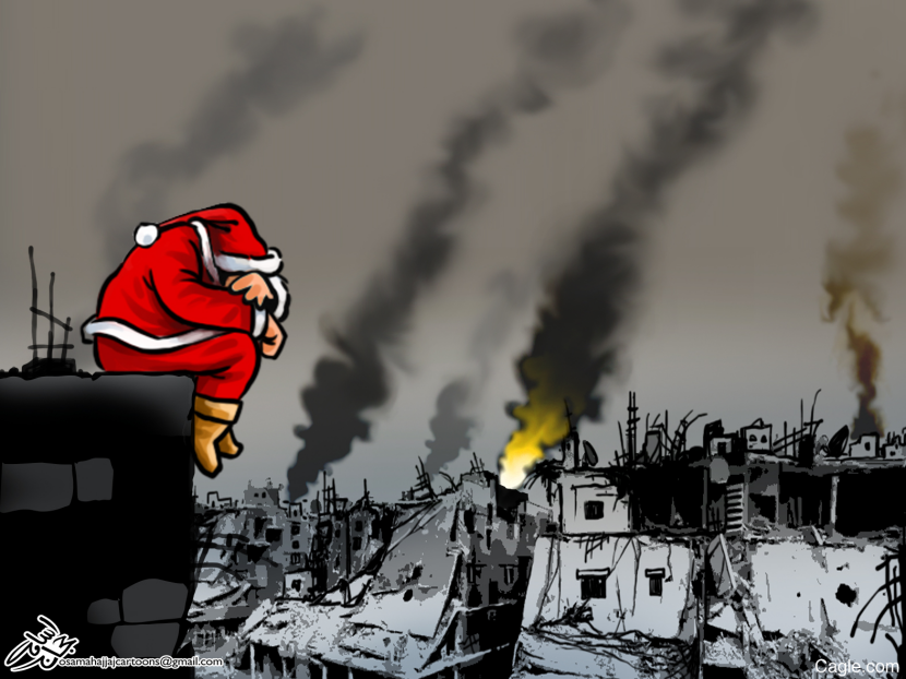 Santa in the middle East