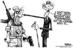 BLIND OBAMA by Rick McKee