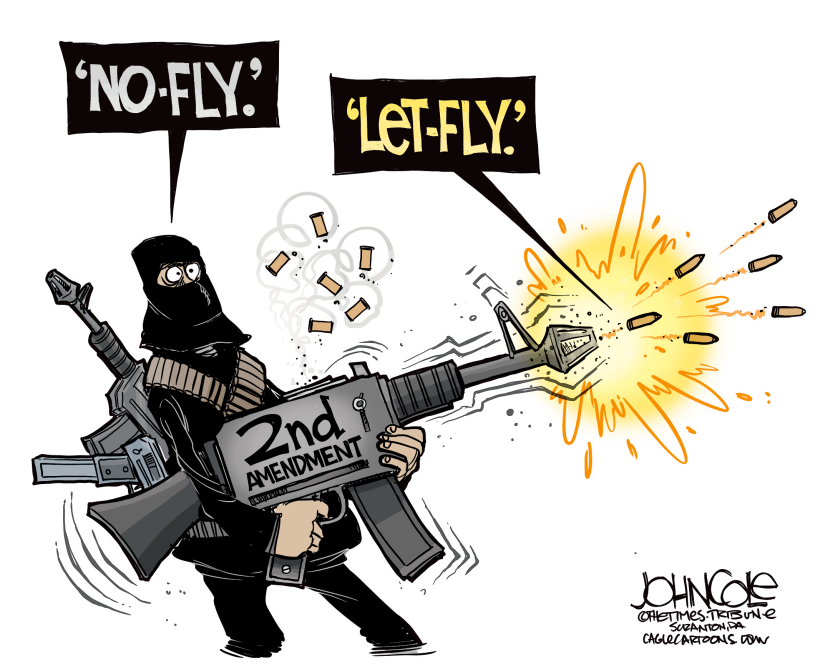 Terrorists and guns COLOR