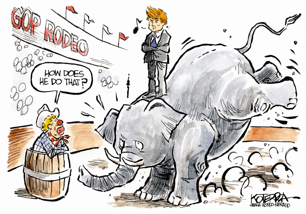  GOP RODEO by Jeff Koterba