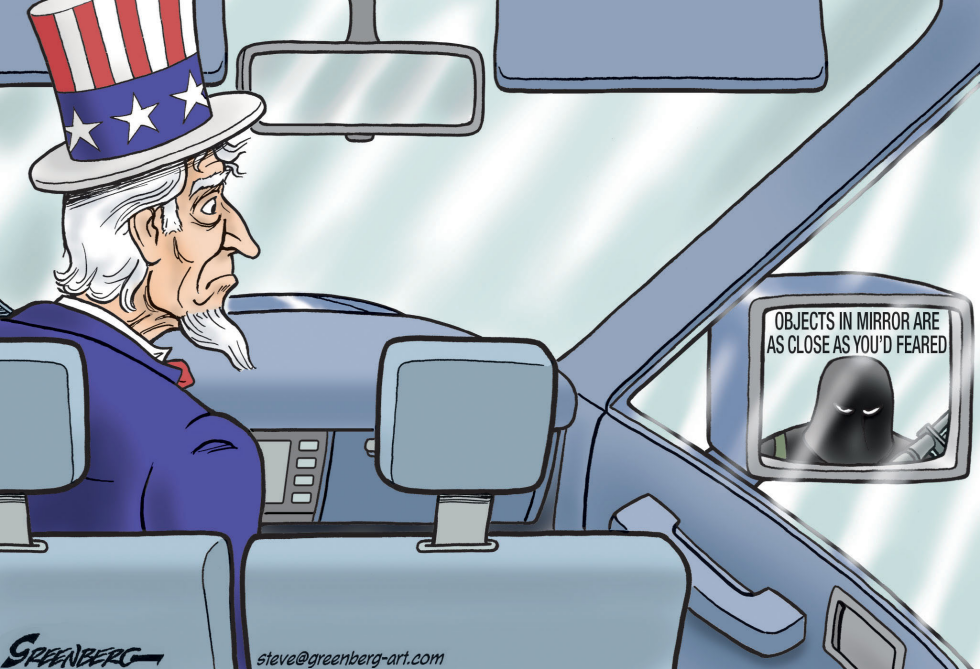 Objects in mirror