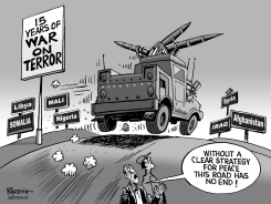 WAR ON TERROR 15 YEARS by Paresh Nath