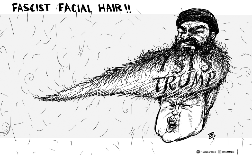 Trump ISIS BW