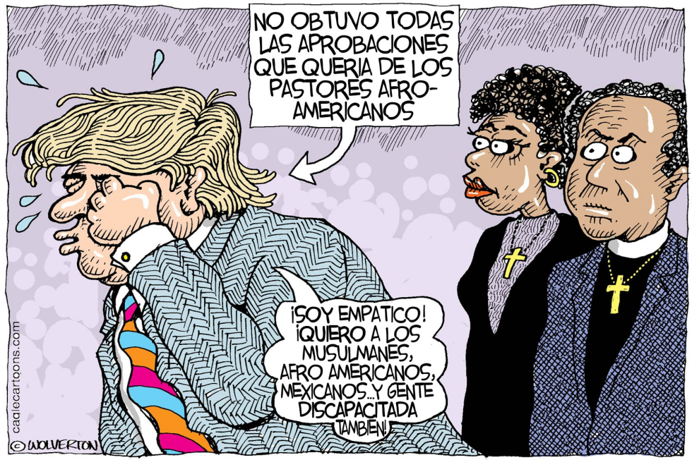 Trump y la aprobacion de los Pastores Negros/COLOR