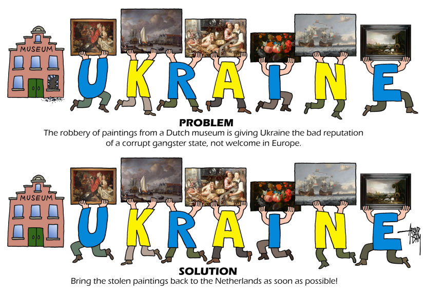 Ukraine and stolen paintings