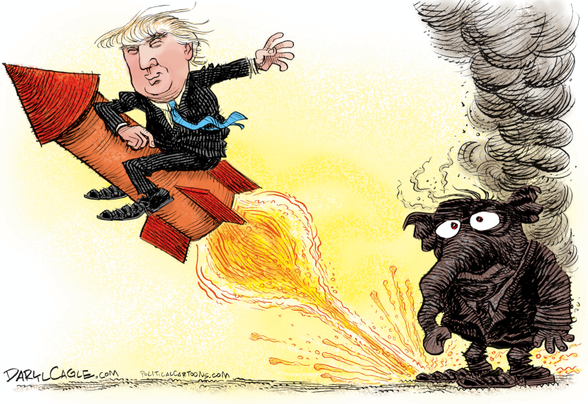 Trump Polls and the GOP COLOR