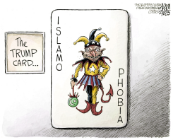 MUSLIM BAN  by Adam Zyglis