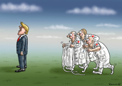 DONALD TRUMP by Marian Kamensky