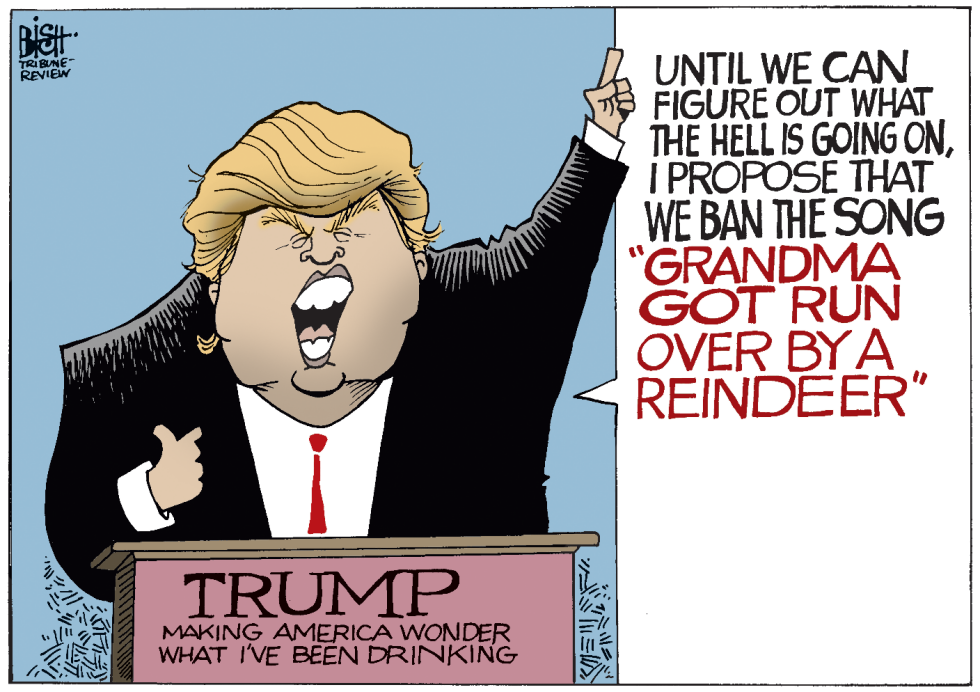 TRUMP BANS AGAIN, COLOR