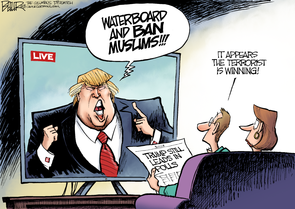  TRUMP TERROR by Nate Beeler