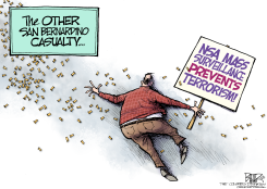 TERRORISM VICTIM  by Nate Beeler