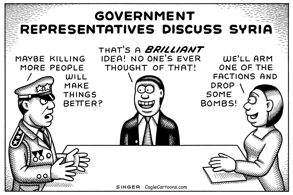 Government Representatives Discuss Syria horizontal