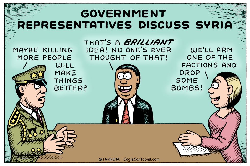 Government Representatives Discuss Syria Color