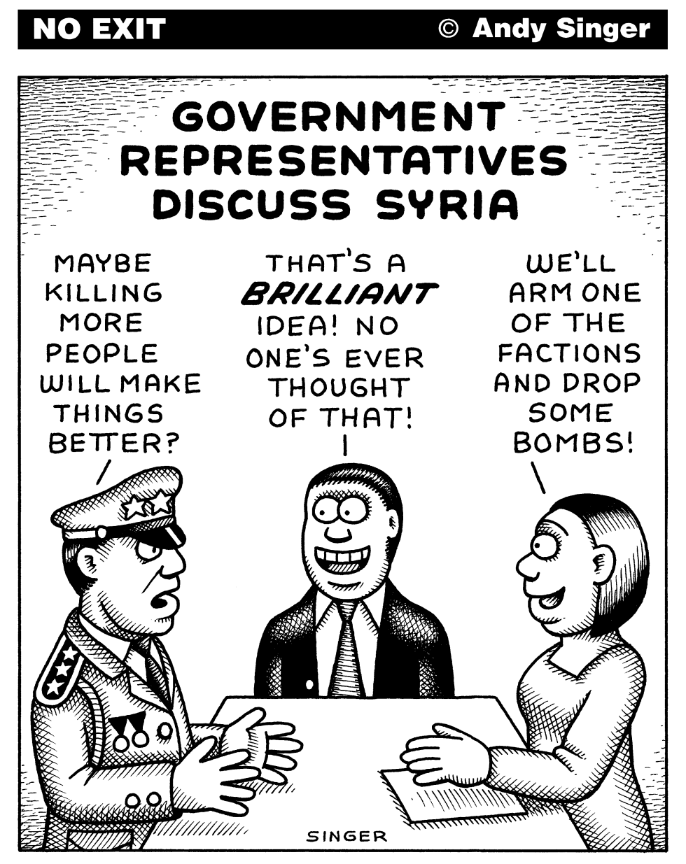 Government Representatives Discuss Syria
