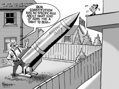 AMERICAN ARMS RIGHT by Paresh Nath